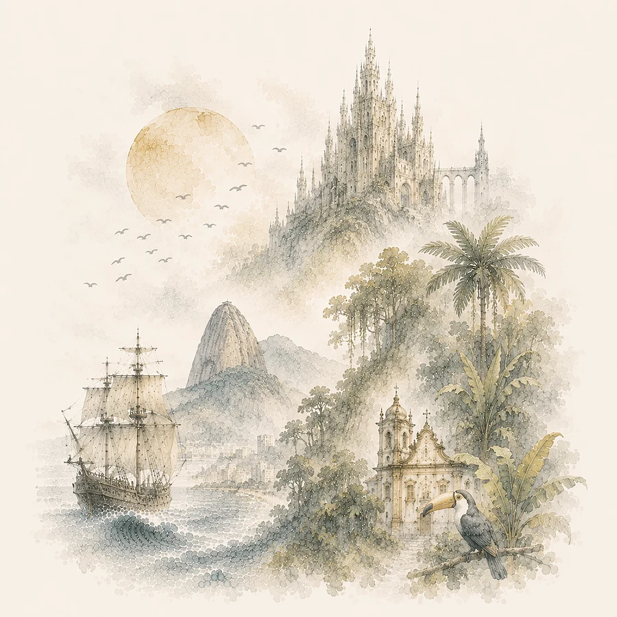 Arte da mostra Brasil Fantástico